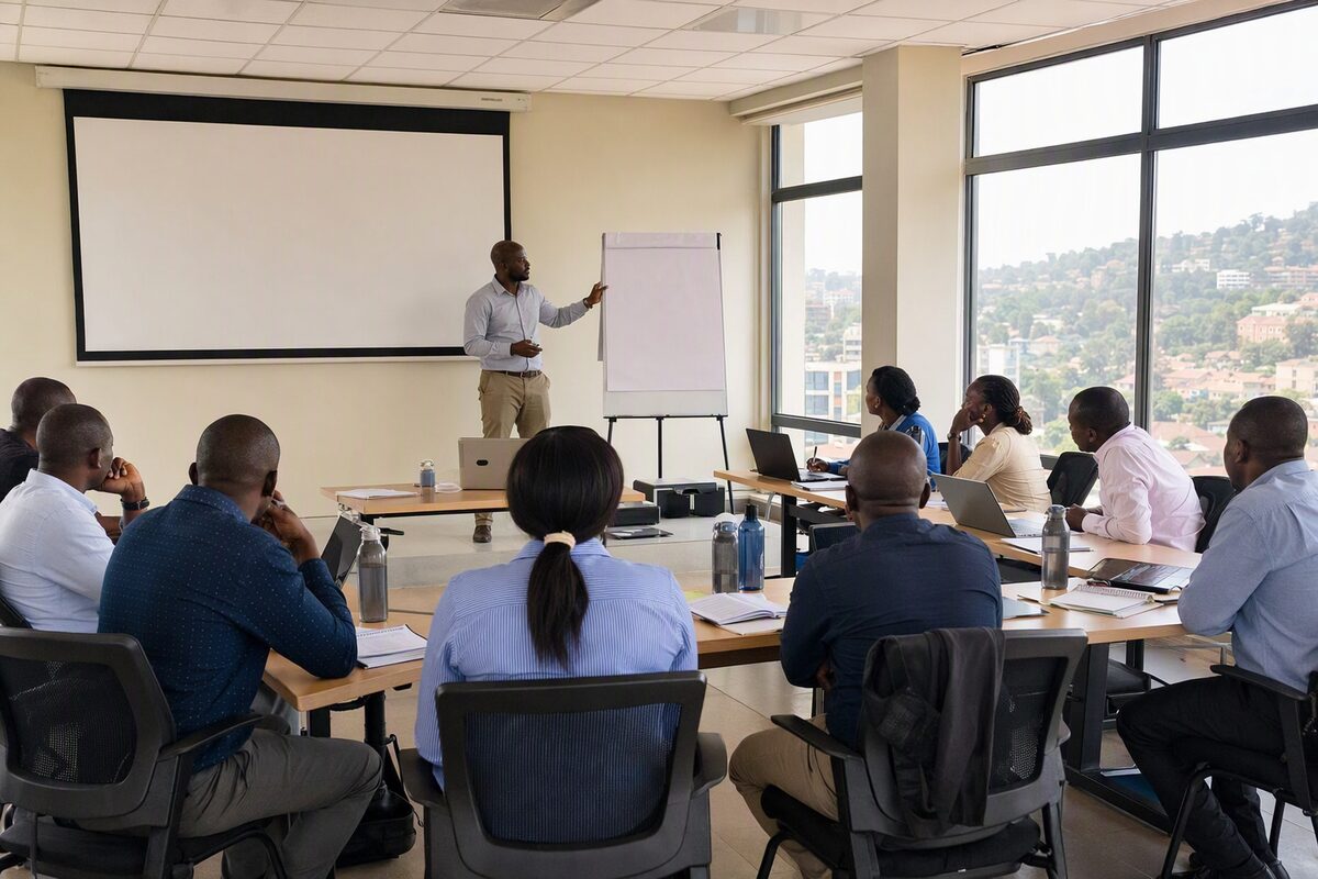 A session in the training room